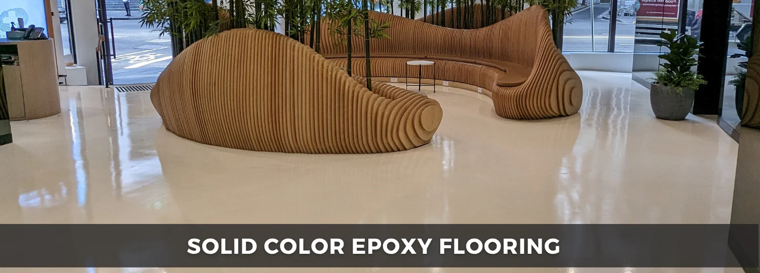 Solid Color Epoxy Flooring Application In Office Ptw epoxy flooring and concrete coating hero Windsor Ontario