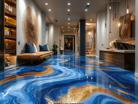 3D Epoxy Flooring Perfect Point Flooring homepage hero project Windsor Ontario